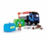 Žaislinis sunkvežimis 29 cm su kranu ir 2 rūšiavimo konteineriais | Iveco | Recycling Conteiner Set | Dickie 3836003